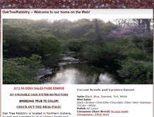 Tablet Screenshot of oaktreerabbitry.com